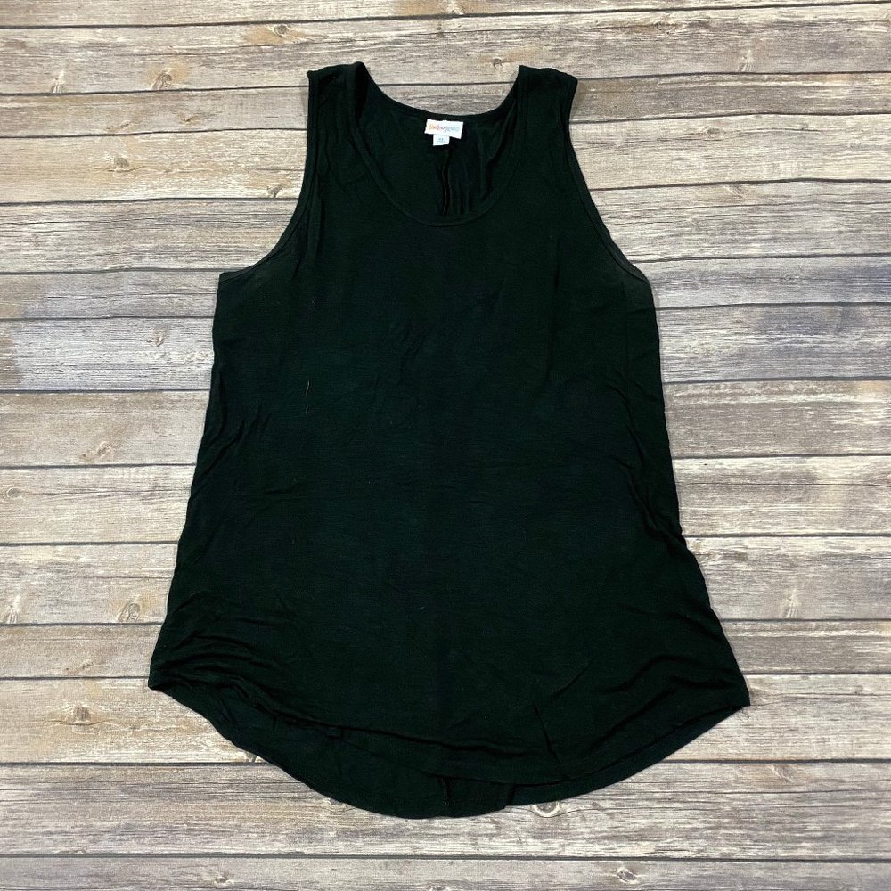 LuLaRoe Black Tank Top Size XL